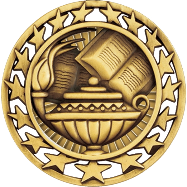 Featuring an antiqued finish, these medals will proclaim the success of... from ASI 61966 HPG / BCG Creations HPG Gold