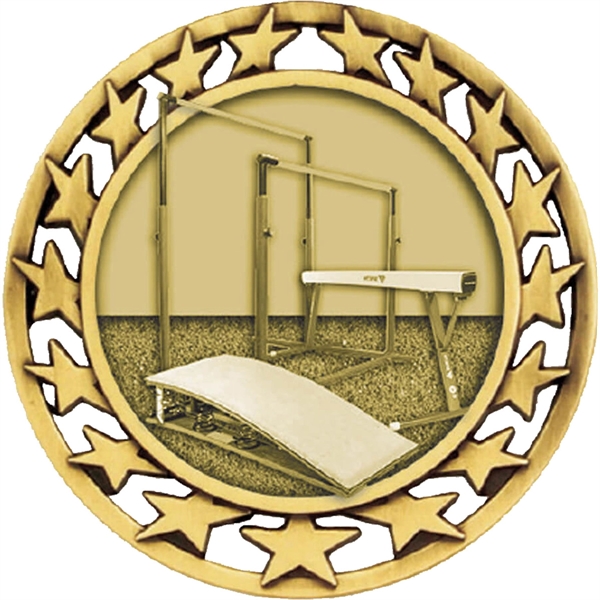 Featuring an antiqued finish, these medals will proclaim the success of... from ASI 61966 HPG / BCG Creations HPG Gold