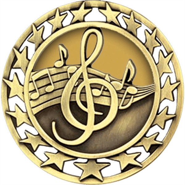 Featuring an antiqued finish, these medals will proclaim the success of... from ASI 61966 HPG / BCG Creations HPG Gold