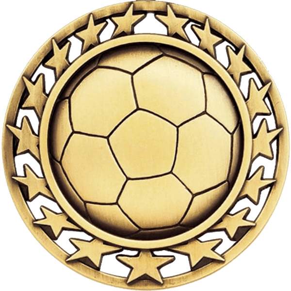 Featuring an antiqued finish, these medals will proclaim the success of... from ASI 61966 HPG / BCG Creations HPG Gold