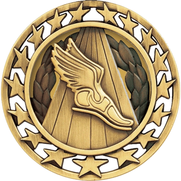 Featuring an antiqued finish, these medals will proclaim the success of... from ASI 61966 HPG / BCG Creations HPG Gold