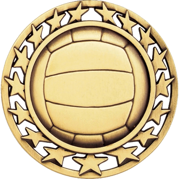 Featuring an antiqued finish, these medals will proclaim the success of... from ASI 61966 HPG / BCG Creations HPG Gold