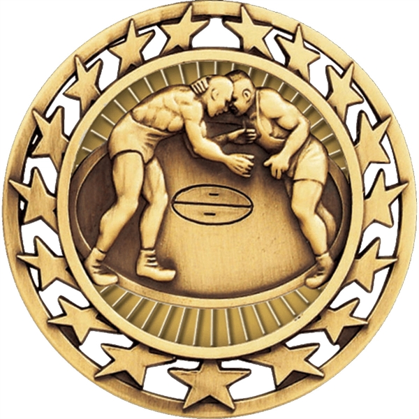 Featuring an antiqued finish, these medals will proclaim the success of... from ASI 61966 HPG / BCG Creations HPG Gold