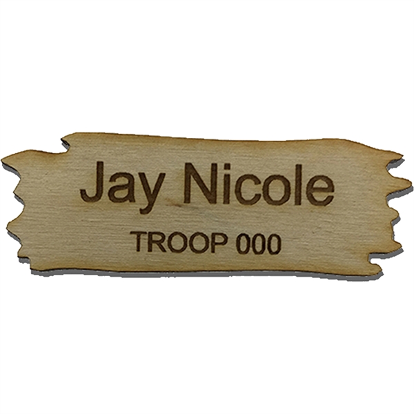 CUSTOM WOOD NAMETAGS... from ASI 61966 HPG / BCG Creations HPG Gold