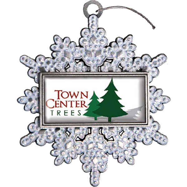 Stock shaped 3D ornaments with full color domed insert for a... from ASI 61966 HPG / BCG Creations HPG Gold