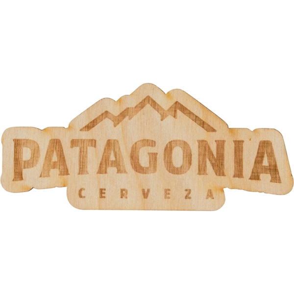 Custom Laser engraved wood stickers have a 3M backing and are... from ASI 61966 HPG / BCG Creations HPG Gold