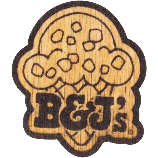 Custom Laser engraved wood stickers have a 3M backing and are... from ASI 61966 HPG / BCG Creations HPG Gold