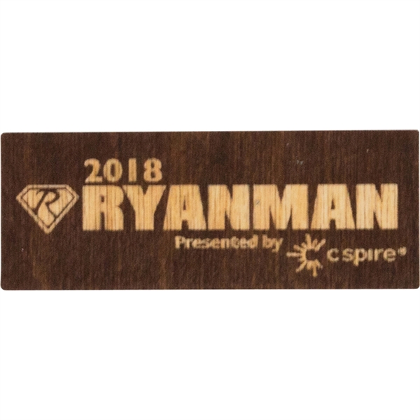 Custom Laser engraved wood stickers have a 3M backing and are... from ASI 61966 HPG / BCG Creations HPG Gold