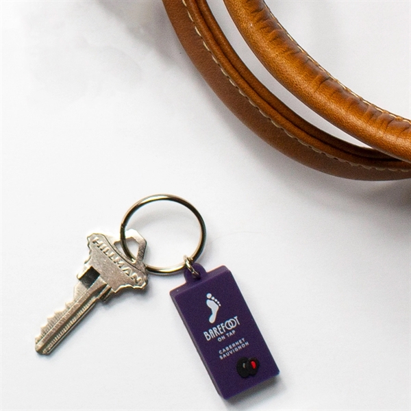 PVC Fob with Keyring made from PET plastic. Single-sided imprint, up... from ASI 61966 HPG / BCG Creations