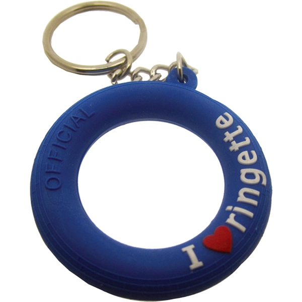 PVC Fob with Keyring made from PET plastic. Single-sided imprint, up... from ASI 61966 HPG / BCG Creations