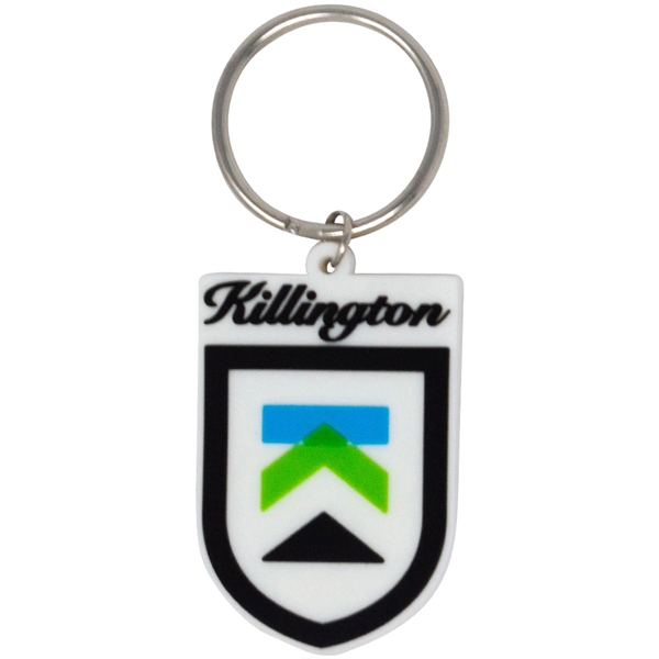 PVC Fob with Keyring made from PET plastic. Single-sided imprint, up... from ASI 61966 HPG / BCG Creations