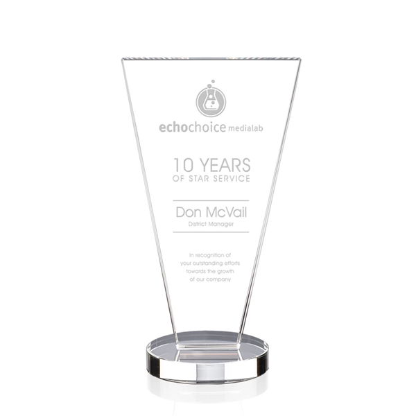 Fabulous Starfire Award tapers towards a beautiful optical crystal base. Perfect... from ASI 84592 St Regis Group / St Regis