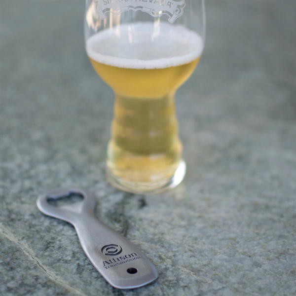 Open up more business with this custom, heavy duty bottle opener.... from ASI 61966 HPG / BCG Creations HPG Gold