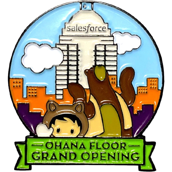 Custom shape die struck soft enamel lapel pin.... from ASI 61966 HPG / BCG Creations HPG Gold