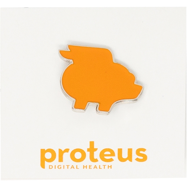 Custom shape die struck soft enamel lapel pin.... from ASI 61966 HPG / BCG Creations HPG Gold