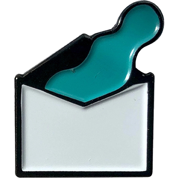 Custom shape die struck soft enamel lapel pin.... from ASI 61966 HPG / BCG Creations HPG Gold