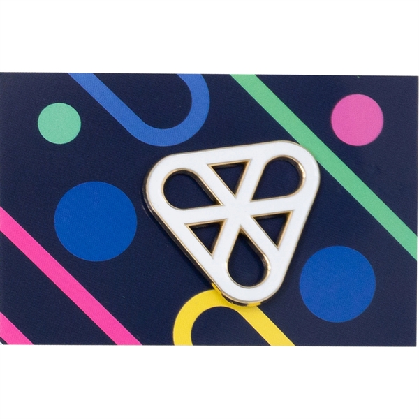 Custom shape die struck soft enamel lapel pin.... from ASI 61966 HPG / BCG Creations HPG Gold