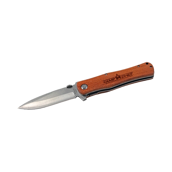 4 1/2" Renegade Wood Handle Knife... from ASI 99030 Zipline / Zipline®