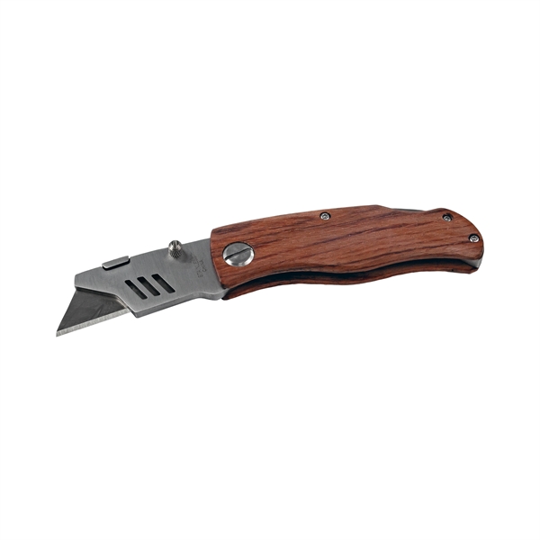 4" Distinct Wood Handle Utility Knife... from ASI 99030 Zipline / Zipline®