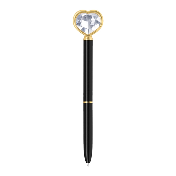 Heart-Shaped Crystal Pen... from ASI 31517 Admart Products / Admart Line
