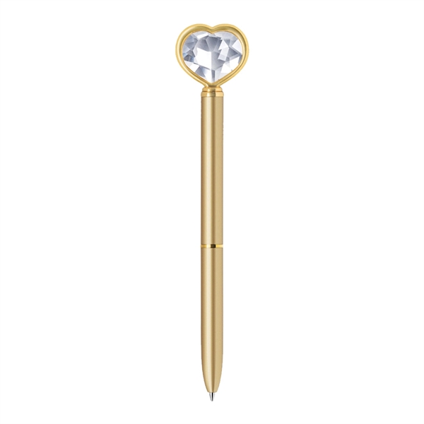 Heart-Shaped Crystal Pen... from ASI 31517 Admart Products / Admart Line
