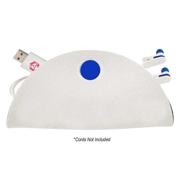 Tech taco cord organizer made of 2.5 mm neoprene that stretches... from ASI 61125 Hit Promotional Products / Hit®