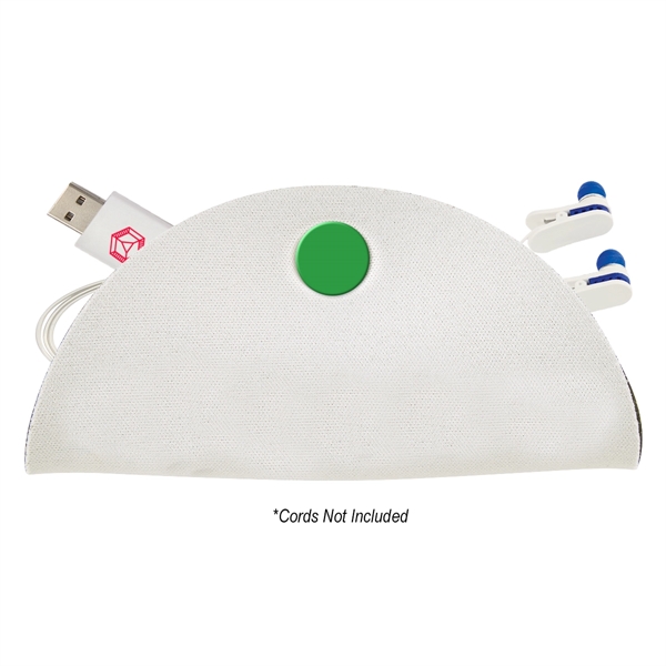 Tech taco cord organizer made of 2.5 mm neoprene that stretches... from ASI 61125 Hit Promotional Products / Hit®