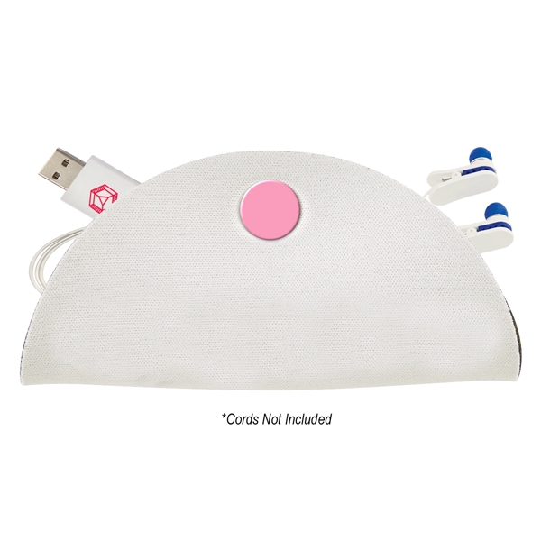 Tech taco cord organizer made of 2.5 mm neoprene that stretches... from ASI 61125 Hit Promotional Products / Hit®