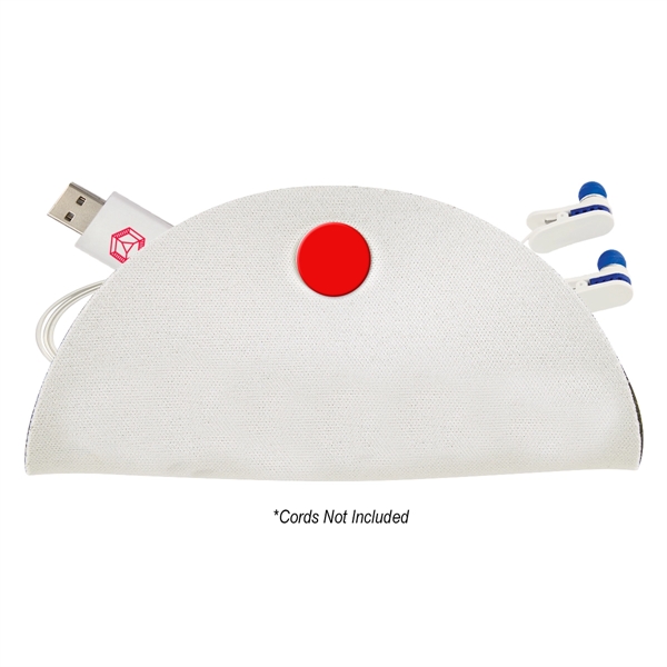 Tech taco cord organizer made of 2.5 mm neoprene that stretches... from ASI 61125 Hit Promotional Products / Hit®