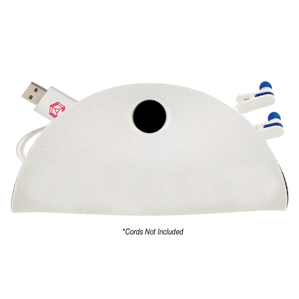 Tech taco cord organizer made of 2.5 mm neoprene that stretches... from ASI 61125 Hit Promotional Products / Hit®