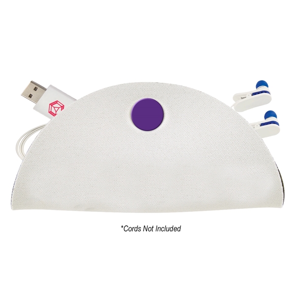 Tech taco cord organizer made of 2.5 mm neoprene that stretches... from ASI 61125 Hit Promotional Products / Hit®