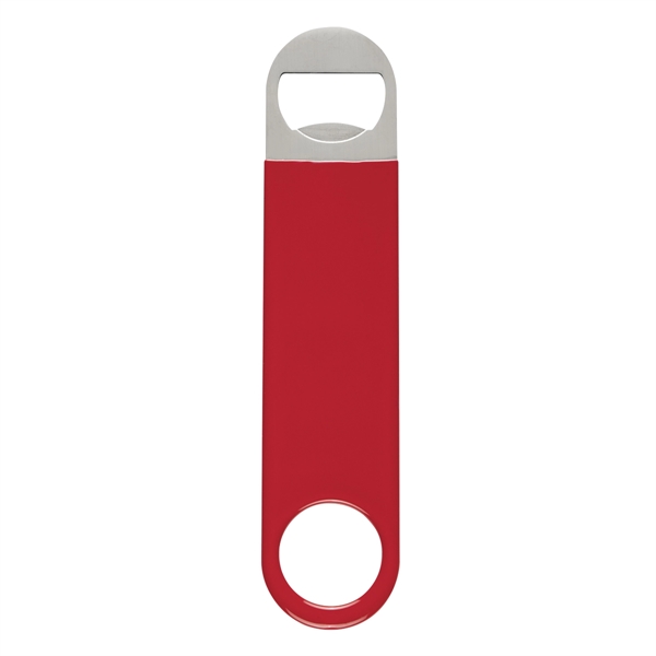 Vinyl coated stainless steel bottle opener in four available colors.... from ASI 61125 Hit Promotional Products / Hit®