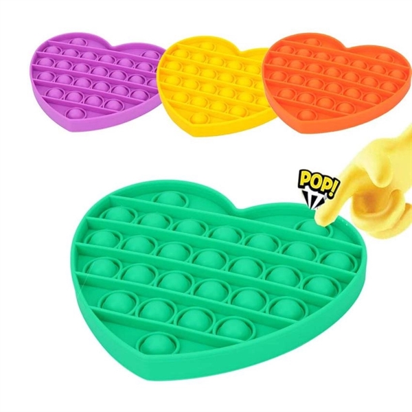 Push pop-it bubble fidget heart sensory toys.  Pop fidget toys... from ASI 68190 Lungsal / Lungsal