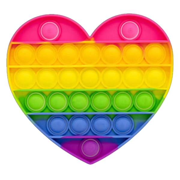 Push pop-it bubble fidget heart sensory toys.  Pop fidget toys... from ASI 68190 Lungsal / Lungsal