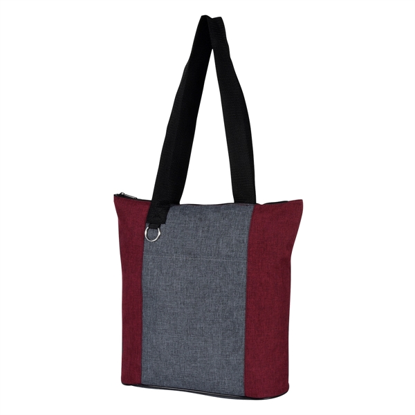 Heathered fun tote bag for carrying your essential items from place... from ASI 61125 Hit Promotional Products / Hit®