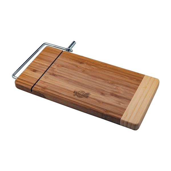 Bamboo Rectangle Cheese Slicer Board... from ASI 99030 Zipline