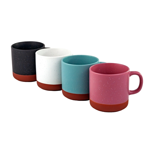 13oz Phoenix Ceramic Speckles Mug with Unglazed Bottom.... from ASI 99030 Zipline