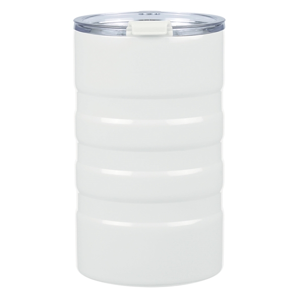 18 oz. double wall stainless steel tumbler featuring a spill-resistant flip-top... from ASI 61125 Hit Promotional Products