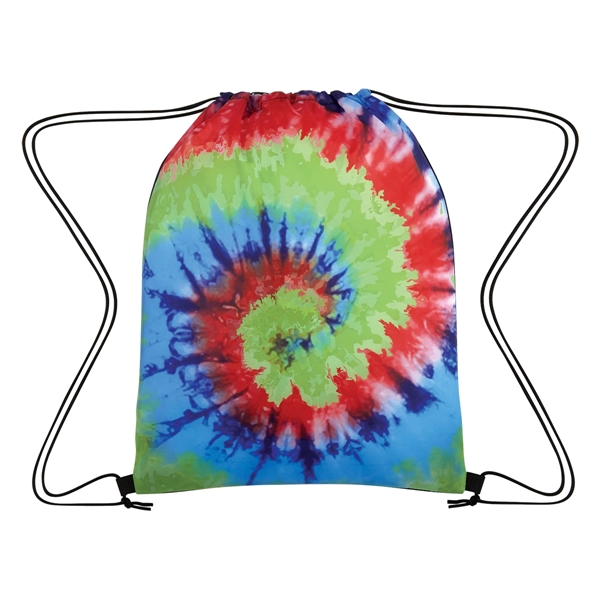 13" x 17" drawstring bag with tie-dye design that's made of... from ASI 61125 Hit Promotional Products / Hit®