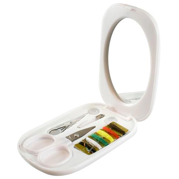 Compact sewing kit. Mirror inside hinged lid.... from ASI 79840 The Proinnovative Line