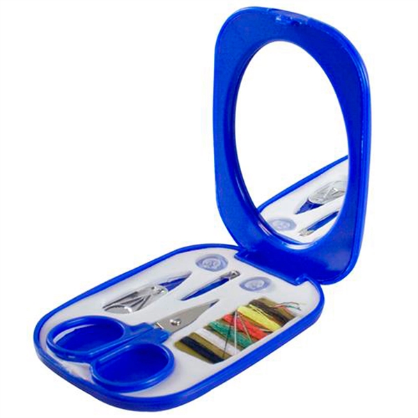 Compact sewing kit. Mirror inside hinged lid.... from ASI 79840 The Proinnovative Line
