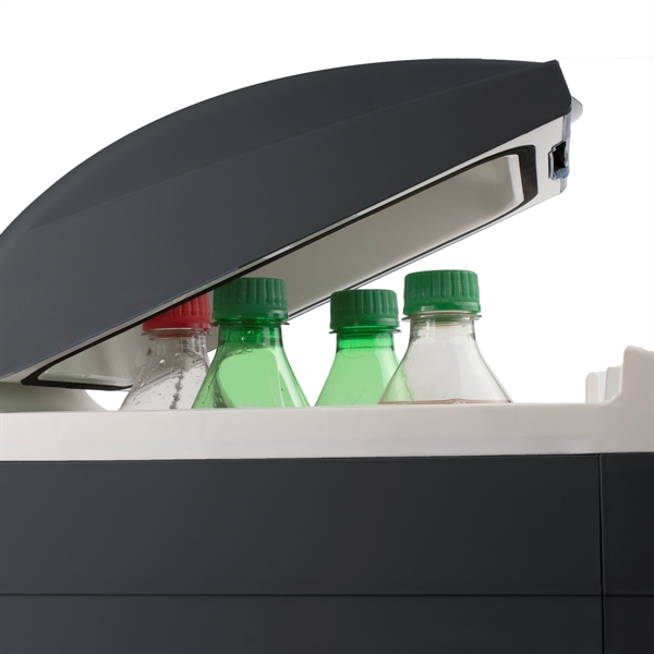 12-Volt 6 Quart Cooler/Warmer with Cup Holders... from ASI 62192 Illinois Glove Co / IGC Promo