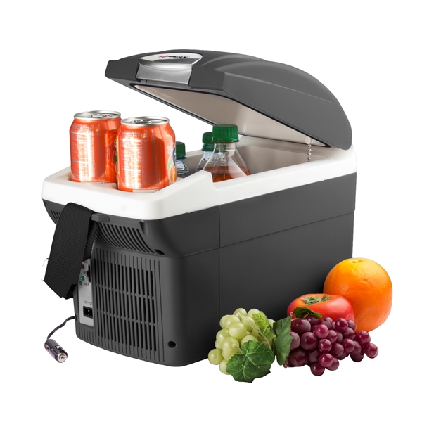 12-Volt 6 Quart Cooler/Warmer with Cup Holders... from ASI 62192 Illinois Glove Co / IGC Promo