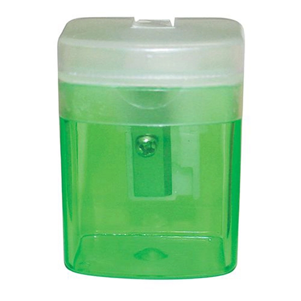 Pencil Sharpener in translucent colored plastic case.... from ASI 79840 The Proinnovative Line / Proinnovative Line