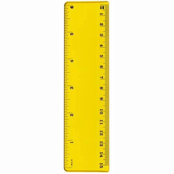 6" Plastic Ruler with standard and metric markings.... from ASI 79840 The Proinnovative Line
