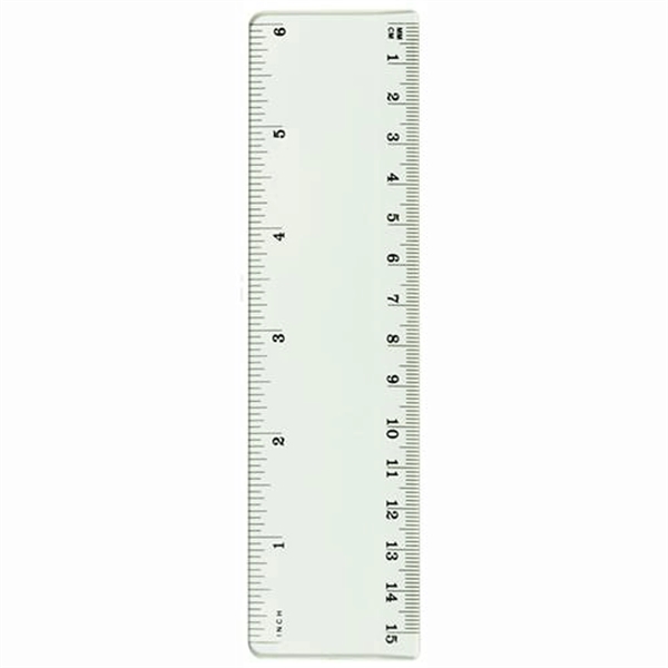 6" Plastic Ruler with standard and metric markings.... from ASI 79840 The Proinnovative Line