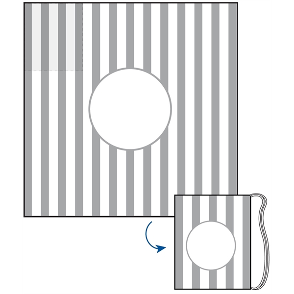 Combination beach blanket / tote bag.... from ASI 91605 Towel Specialties