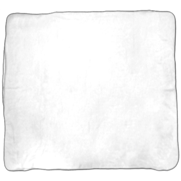 55" x 60" blanket with full-size, multi-color imprint on fleece side... from ASI 91605 Towel Specialties / Cobblestone Mills