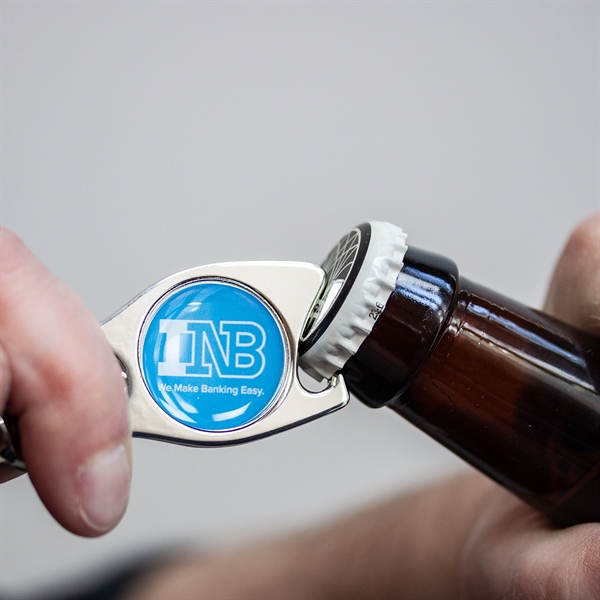 Golf divot repair tool removable ball marker and bottle opener with... from ASI 52263 EMT / EMT EMT EASY