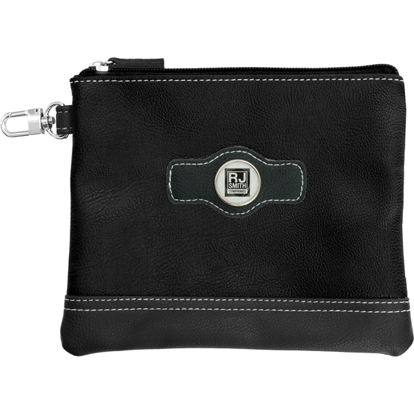 7 1/4"H x 6"W Zippered pouch made of synthetic leather and... from ASI 38120 Ball Pro / Diversified Quality Kitchenware